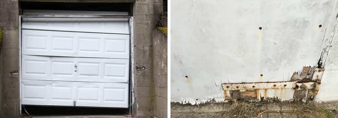 Rotten Commercial Garage Door Repair in Pompano Beach, FL